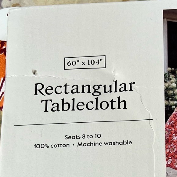 Threshold rectangular tablecloth 60”x104 - Picture 5 of 8